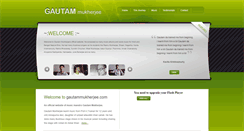 Desktop Screenshot of gautammukherjee.com
